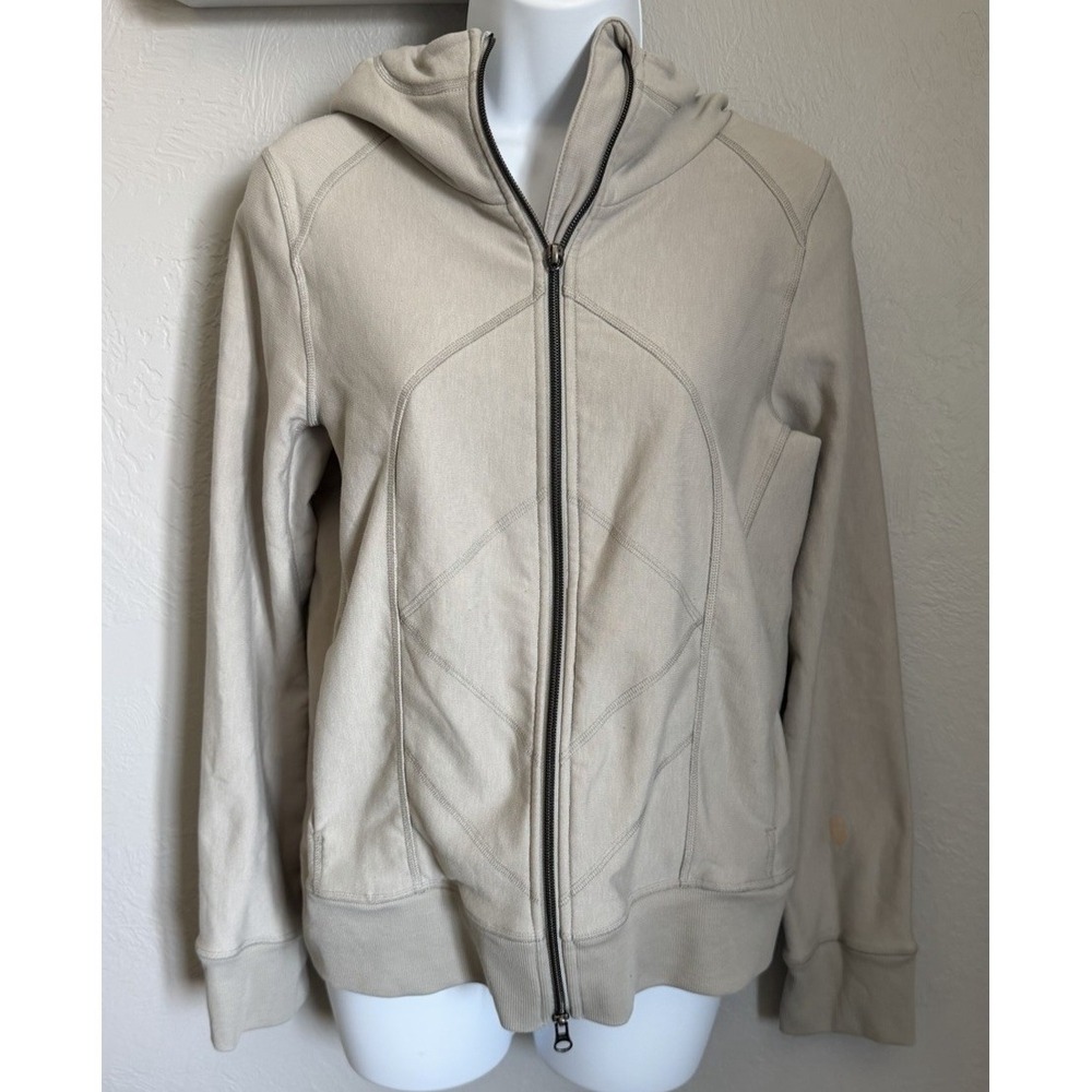 Indygena Milin Jacket Women's Size Medium Green Full Zip Up Hoodie Pockets